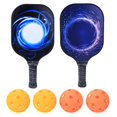 thumbnail image 1 of Greensen Outdoor Pickleball Paddle,2Pcs Pickleball Paddles Beach Rackets with Carbon Fiber Face and Balls for Outdoor Sports,Carbon   Pickleball Paddle, 1 of 8