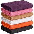 thumbnail image 1 of Juego de toallas de baño T&L Towel and Linen Mart, 100% algodón, paquete de 6, 1 of 7