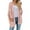 Pink, variant on Turilly Womens Jackets Ladies Women's Ladies Solid Open Front Soft Chunky Pocket Long Sleeve Coat Outerwear Cardigan