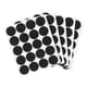 thumbnail image 1 of Uxcell Almohadillas de fieltro autoadhesivas para muebles, almohadilla redonda para proteger pisos de madera, negras, 1 of 5