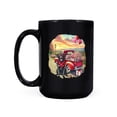 thumbnail image 2 of Be My Valentine's Labrador Retriever Truck Full of Love Flower Balloon Mug Lab Dog Lover Gifts Coffee Tea Cup - 02029, 2 of 4