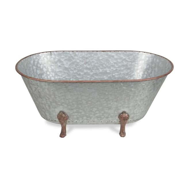 Cheungs 5018L-GV Galvanized Metal Bathtub - Large ...