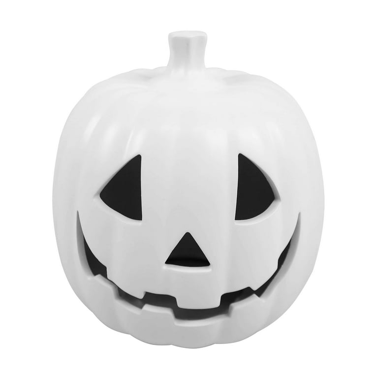 Halloween⚫️White authentic Ceramic Pumpkin⚫️