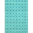 thumbnail image 1 of Ahgly Company Indoor Rectangle Abstract Light Blue Modern Area Rugs, 8' x 10', 1 of 4