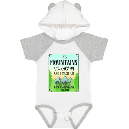 

Inktastic The Mountains Are Calling- Smoky Mountain Tennessee Gift Baby Boy or Baby Girl Bodysuit