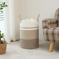 thumbnail image 5 of Cherishgard Laundry Hamper?Woven Cotton Rope Laundry Hamper with Handles for Blanket, Toys, 5 of 5