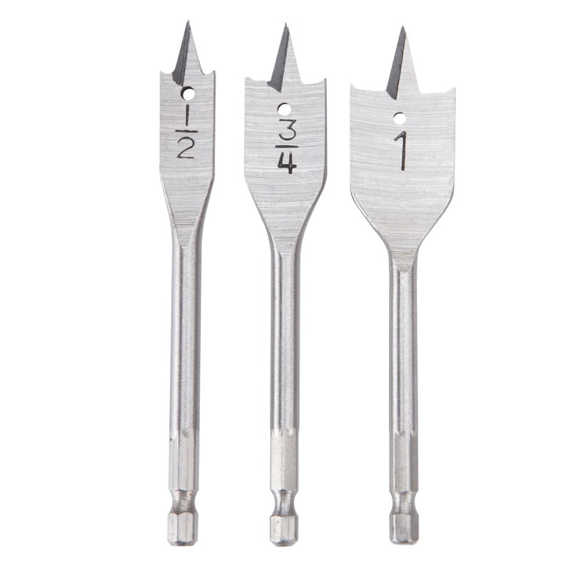 Steel Stubby Spade Bit Set 3 Pc