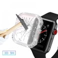 thumbnail image 4 of 2 Pack Case for Apple Watch SE/Series 6/5/4 Built-in Tempered Glass Screen Protector, All-Around Ultra-Thin Bumper Full Cover Hard PC Protective Case for iWatch, 4 of 8