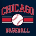 thumbnail image 6 of Wild Bobby City of Chicago Baseball Fantasy Fan Sports Men's Tank Top, Navy, Medium, 6 of 6