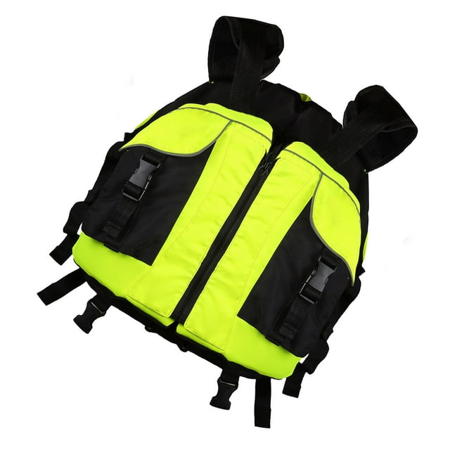 Greeniant Chalecos flexibles con hebilla cómodos suministros de emergencia impermeables accesorios de navegación para adultos pesca al aire Chalecos y chalecos fluoresceína Greeniant OD021357-05