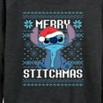 thumbnail image 3 of Lilo & Stitch - Merry Stitchmas - Women's Lightweight French Terry Long Sleeve Shirt, 3 of 5