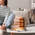 thumbnail image 6 of Space Heater,Portable Electric Heater for Indoor Use,Small Fast Heating Heater with Overheat & Tip-Over Protection,Mini Desk Ceramic Heaters for Bedroom Home Office Use,Beige, 6 of 9