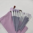 thumbnail image 4 of 13 Pcs Makeup Brush Set Portable Soft Blush Brush Eyeshadow Brush Foundation Makeup Set, 4 of 8