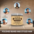 thumbnail image 6 of OKAY Men’s Castor Oil Hair & Beard Pomade for Styling – Medium Shine, All-Day Hold, Nourishes & Controls Frizz, Silicone & Paraben Free – 4 oz (118 mL), 6 of 6