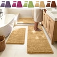 thumbnail image 7 of 2 Pack Mixed Color Diatomaceous Earth Bath Mats,Quick Dry Super Absorbent Shower Rug with Non-Slip Rubber Back,Water Resistant Floor Mat for Bathroom Tub And Sink Area, 7 of 7
