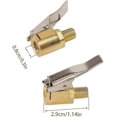 thumbnail image 2 of Adaptador de válvula de neumático de coche de 8mm, adaptador de conector de abrazadera de Clip de válvula de bomba de inflado de mandril de aire, accesorio para compresor neumático de latón, kaili Sencillez, 2 of 5