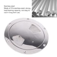 thumbnail image 4 of 316 Stainless Steel Boat Deck Plate Durable Round Metal Inspection Hatch Cover for Marine Access RV, 4 of 7