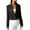 Black, variant on Fesfesfes Blazer Coat for Women Spring And Fall Solid Color Long Sleeve Button Lapel Thin Suit Small Jacket Under $10