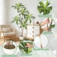 thumbnail image 3 of Yeshouse árbol artificial de drácena de 1,2 a 1,8 m con maceta alta blanca, planta de yuca falsa ideal para hogar, oficina, sala, entrada o porche, perfecta para decoración de interiores, 3 of 8