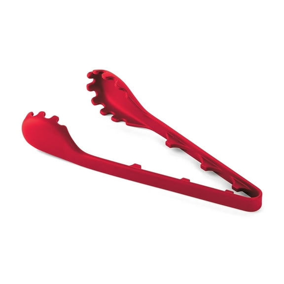 Fox Run 2 in 1 Pasta Serving Tongs and Portion Measuring Utensil, 12.25" x 2.5" x 2"
