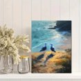 thumbnail image 2 of Qisvanset Coastal Sunrise Reflection Canvas Print 12x16 Inch Multi Space Art, 2 of 8