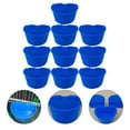 thumbnail image 1 of unbranded 10Ud Tazas De Para Plásticas Resistentes Con Semicircular Para Jaulas Color Azul, 1 of 8