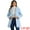 Light Blue, variant on DARING DIVA Women's Turn Down Collar Buttoned Casual Mid-Long Winter Coat Light Blue L
