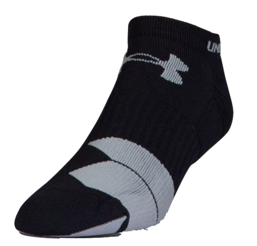 Men Under Armour Adult Run Cushion No Show Socks With Tab 1 Pair Socks