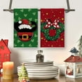 thumbnail image 3 of Christmas Kitchen Towels Christmas Cartoon Mouse Dish Towels New Year Winter Xmas Kitchen Decor Christmas Decorations for Home Party, 3 of 6