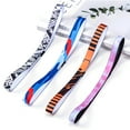 thumbnail image 6 of TELOLY 6Pcs Sweat Band,Color Block Headbands,Non-Slip Silicone Design Head Bands for Women And Men, 6 of 7