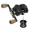 thumbnail image 1 of EXBERT HS200 Bobine Double Moulinet Baitcasting avec 18+1 Roulements, Frein 10kg, Rapport de Vitesse 6.3:1, Poignée en Liège Antidérapante, Options Main Gauche/droite, 1 of 6
