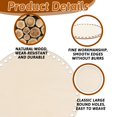 thumbnail image 4 of 10Pcs Crochet Basket Base, 10" Wooden Basket Bottoms for Crochet Bases Circle Shape Crochets Baskets Kit Blank Crochets Knitting Baskets Wood Base Shaper for DIY Craft Weaving Making Supplies, 4 of 7