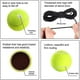 thumbnail image 4 of Tennis Training Ball With String Self Practice Training Tool For Tennis Beginner2pcs-green Yaju, 4 of 5