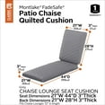 thumbnail image 3 of Classic Accessories 72"x21"x3" Quilted Patio Cushion, Montlake, 3 of 17