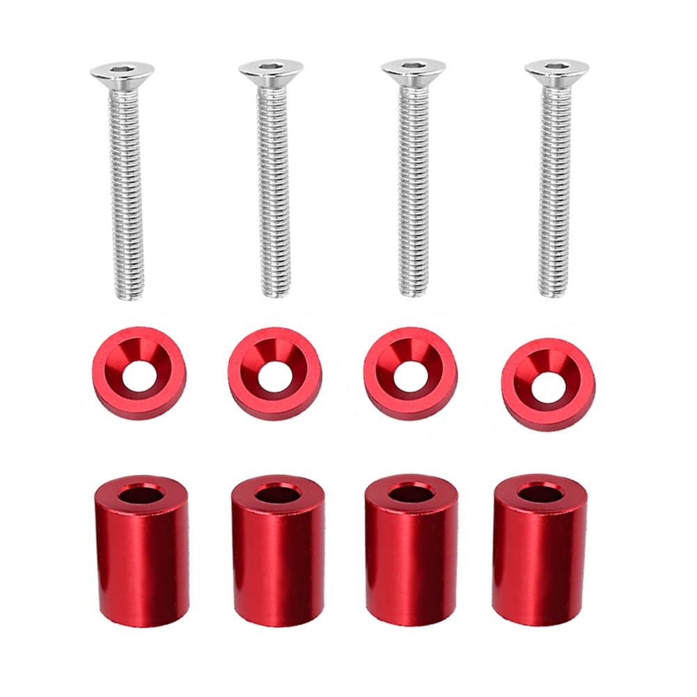 Hood Spacer Riser-Aluminum Alloy Engine Hood Ventilation Spacer Riser Kit For 6mm Turbo Motor