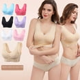 thumbnail image 2 of Sujetador deportivo push up de mujer con parte delantera ajustable y escote en V, 2 of 6