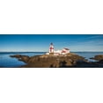 thumbnail image 2 of Bibikow, Walter 18x9 White Modern Wood Framed Museum Art Print Titled - Canada-New Brunswick-Campobello Island-Head Harbour Lightstation lighthouse, 2 of 4