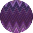 thumbnail image 1 of Ahgly Company Machine Washable Indoor Round Transitional Dark Orchid Purple Area Rugs, 8' Round, 1 of 7