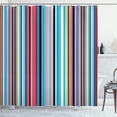 thumbnail image 1 of Ambesonne Abstract Shower Curtain, Stripes Pattern Funky Art, 69"Wx70"L, Sky Blue, 1 of 3
