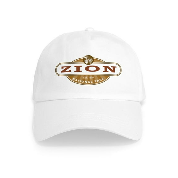 CafePress - Zion National Park - Adjustable 100% Brushed Unisex Casual Cotton Baseball Cap, Beige, 1