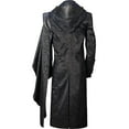 thumbnail image 4 of Herrnalise Men's Vintage Halloween Coat Fashion Coat Trench Coat Gothic Coat, 4 of 7