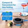 thumbnail image 2 of Barsys Smart Coaster 2.0: Apprendre à Mélanger des Boissons Parfaites, Mixeur à Cocktails Portable avec Recette de 1000+, Fabricant de Boissons Cocktails et Mocktails, Alimenté par IA et Applications, 2 of 8