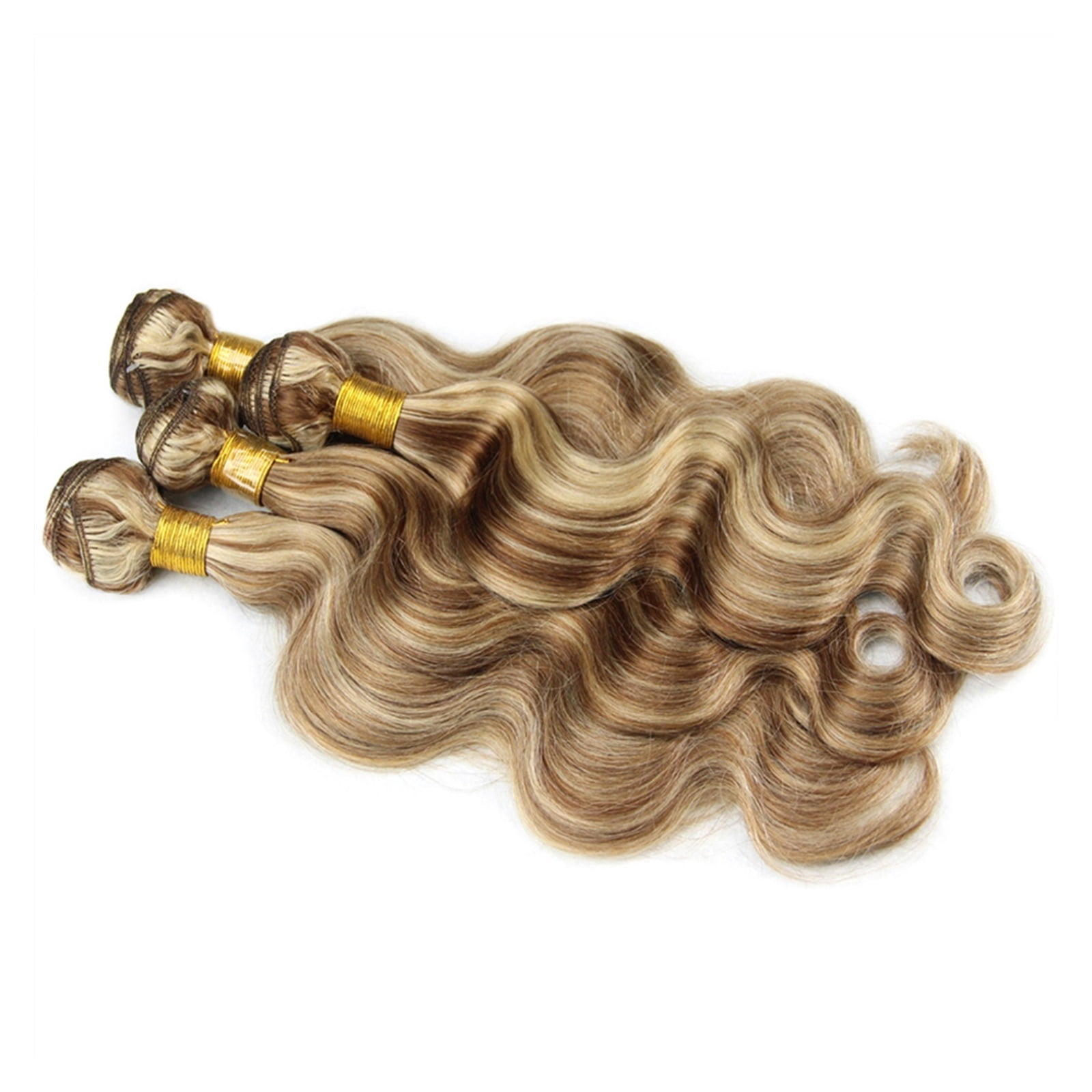Highlight Human Hair Bundles  P4/613 Highlight Bundles For Black Women Remy Body Wave Ash Blonde Colored Human Hair Weave 1/3 Bundles