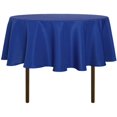 thumbnail image 2 of WYZZHY 6 Pack Round Tablecloth  120 Inch White  Stain &amp; Wrinkle Resistant  Polyester  Table Cover for Dining Table  Buffet Parties &amp; Camping, 2 of 7