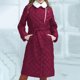 thumbnail image 1 of Parkas de manga larga para mujer, ropa de invierno de talla grande, abrigo cálido de algodón y cuero con solapa, chaqueta de manga larga, abrigo para mujer, 1 of 5