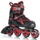 thumbnail image 1 of 2Pm Sports Torinx Patines en línea ajustables para niños Patines divertidos para principiantes para niños, jóvenes, niñas, hombres y mujeres, rojo pequeño, 1 of 8