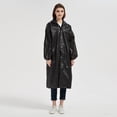 thumbnail image 3 of MIASHUI Raincoats EVA Rain Poncho Lightweight Waterproof for Adult Reusable,Black,One Size, 3 of 5