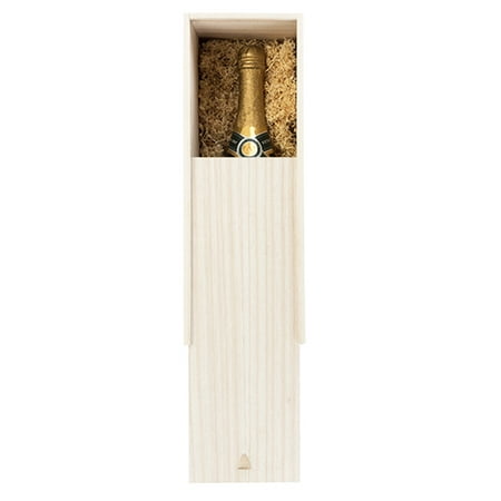 Marketplace?: 1 Bottle Paulownia Wood Champagne Box by Twine