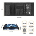 thumbnail image 6 of CHAQLIN Polyester Children's Wallet with Dustproof Lightweight Trifold Card Wallet for Daily Use, Blue Drip Camouflage Kids Trifold Wallet, 6 of 7