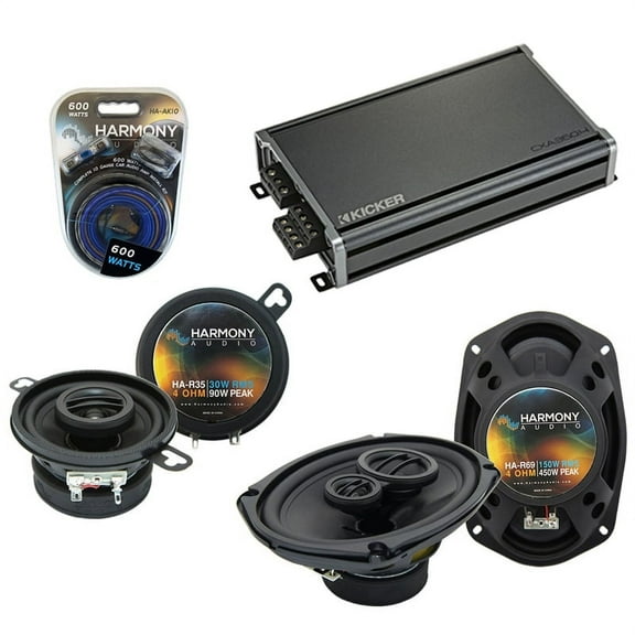Fits Oldsmobile Cutlass Ciera 1995-1996 Speaker Upgrade Harmony & CXA360.4 Amp